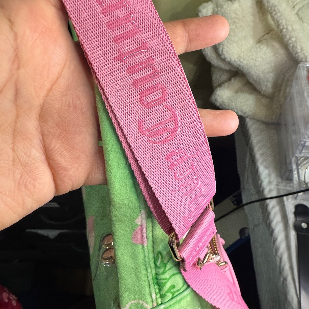 Juicy Couture Pink and Green crossbody Bag - Picture 6 of 16